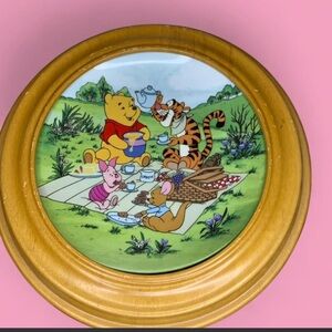 Limited edition collectible Winnie the Pooh Picnic Decorative Plate